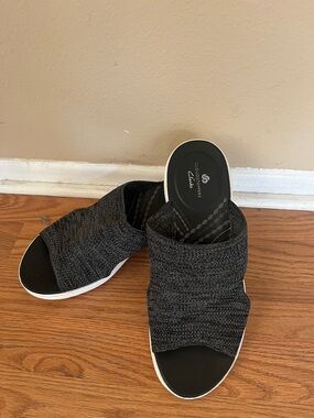 Clarks sandals Cloudsteppers Marin Coral Slip On Slide Heathered Gray